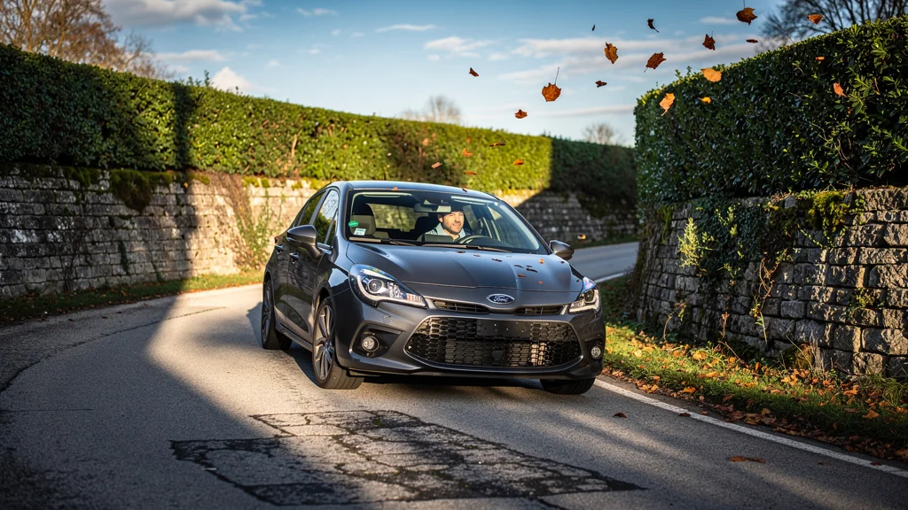 Parcours d'examen de Pau préparé quatre fois, moment intense avant le jour J en conductrice concentrée