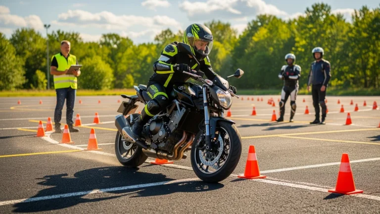 Préparation intensive au plateau moto A2 en 3 semaines avec entraînement concret et concentration maximale
